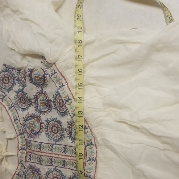 Entro Boho Embroidered Dress size medium - Picture 11 of 14
